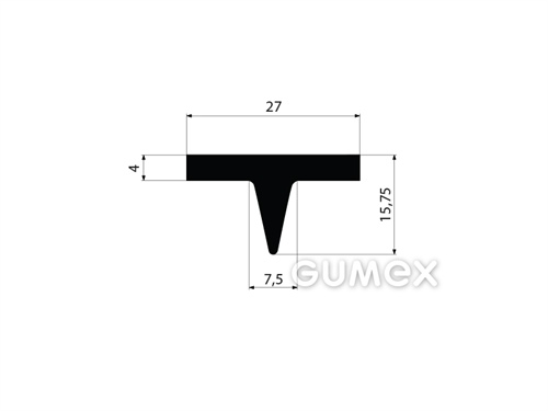 GUMMIPROFILE T-FORM - EPDM